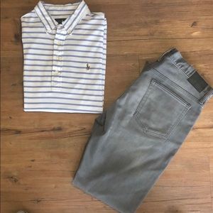 Polo SS Knit Oxford